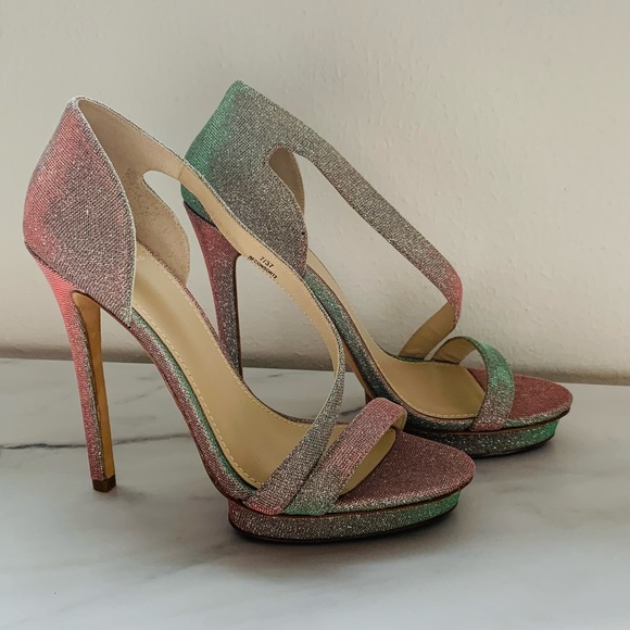 Brian Atwood Shimmer Heels - Size 7 - Picture 7 of 10